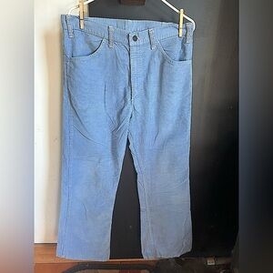 Vintage 70s/80s Unisex Purple Corduroy Pants 36x33